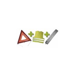 KIT EMERGENCIA BOLSA MINI GRIS +TRIANGULO+CHALECO