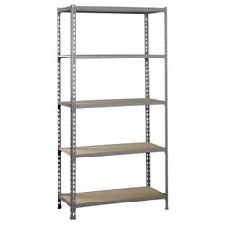 KIT ESTANTERIA MADERCLICK PLUS 5/300 GRIS/MADERA