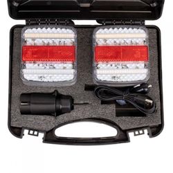 KIT MAGNETICO 2 PILOTOS LED INALAMBRICOS