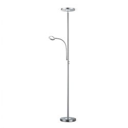 LÁMPARA DE PIE LED TWIN 2 LAMP.18W + 4W