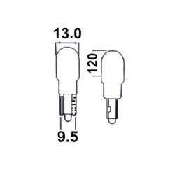LAMPARA OBN WEDGE 10W 12V T13