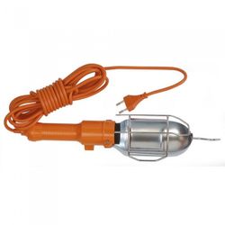 LAMPARA PORTATIL, REJILLA METAL.60W