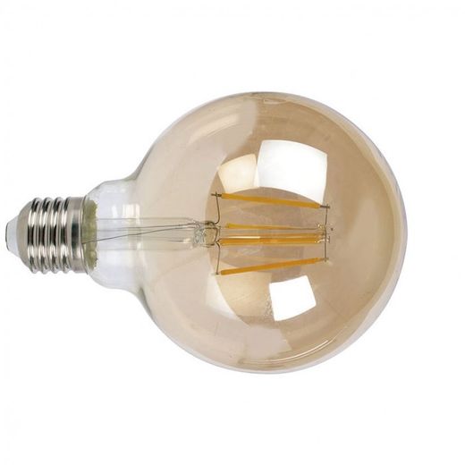 LAMP.LED FILAM.GLOBO G95 6W 2500K VINTA