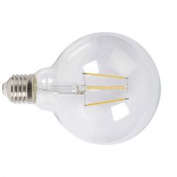 LAMP.LED FILAM.GLOBO G95 6W 2700K TRANS