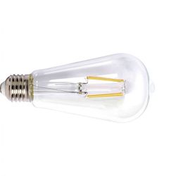 LAMP.LED FILAM.ST64 E27 8W 6400K TRANSP