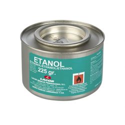 LATA DE GEL COMBUSTIBLE ETHANOL 225 GR