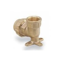 LATON COMPR.TUBO POLIET CODO PLACA 1/2"X20