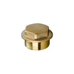 LATON TAPON MACHO REBORDE 1"