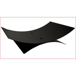LEÑERO OVALADO 56x40x17 EL ZORRO NEGRO