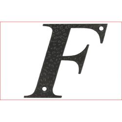 LETRA F-4" ACERO NEGRO (D)