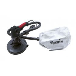 LIJADORA DE PARED CON TUBO DE ASPIRACION. CONECTABLE A ASPIRADOR. 1010 W. DISCO AUTO-ADHESIVO DIAM. 225 MM.