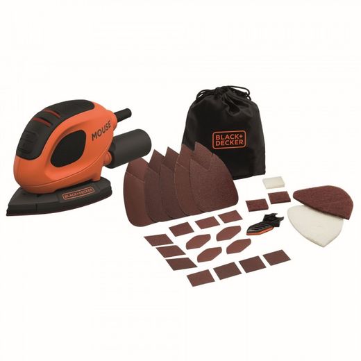 LIJADORA MOUSE BEW230BC-QS 55W 11000 RPM CON 15 ACCESORIOS