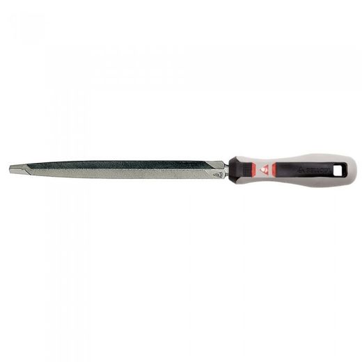LIMA AFILADO TRIANGULAR NORMAL PARA SIERRA MANGO BIMATERIAL 40426VMB