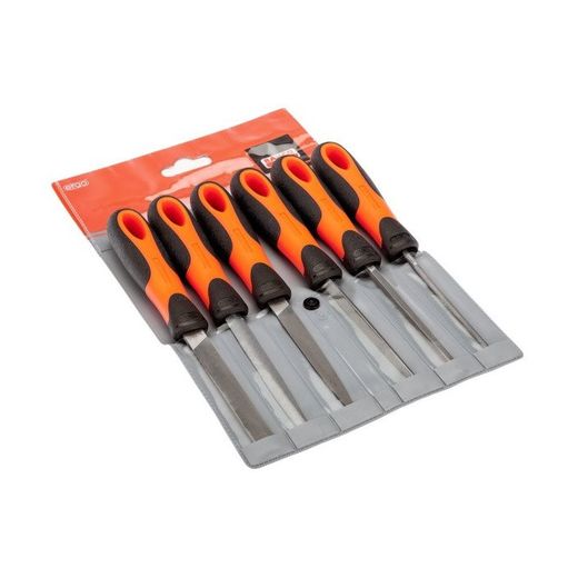 LIMA JUEGO 6 LIMAS MEC 04" FINA CON MANGO