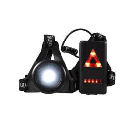 LINTERNA DE PECHO CON LAMPARA LED CON CARGA USB CON ARNES, HASTA 250 LUMENES.