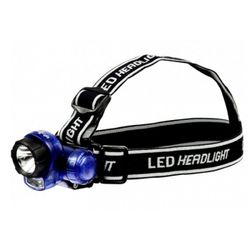 LINTERNA FRONTAL LP330FB CON 3 LED + XENON, FOCO ORIENTABLE Y SUJECION PARA CASCO. PILAS INCLUIDAS.