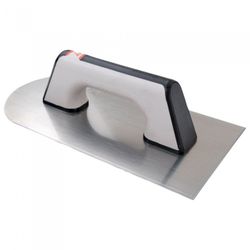 LLANA REDONDA DE ACERO CON MANGO BIMATERIAL 300X150 MM / 5863BIM