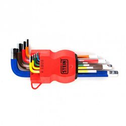 LLAVE ALLEN STEIN COL. CR-V. 9 PC. LARGA