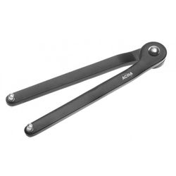 LLAVE ARTICULADA LARGA PARA TUERCAS DE 2 AGUJEROS. UNIVERSAL  200XD.4 y 5MM