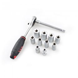 LLAVE CARRACA STEIN 1/4" JUEGO 12 PC.