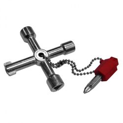 LLAVE CERRADURA ARMARIO HANDLOCK CRUZ
