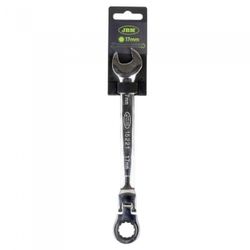 LLAVE COMBINADA ARTICULADA CON TRINQUETE 17MM - ACABADO BRILLANTE