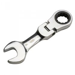 LLAVE COMBINADA MINI ARTICULADA CON TRINQUETE - 14MM