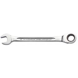 LLAVE DE CARRACA COMBINADA DE BOCA FIJA Y BOCA EN ESTRELLA, ACODADO 17 8