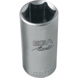 LLAVE DE VASO 3/8" - 13 MM SERIE LARGA (6 CANTOS)
