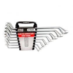 LLAVE FIJA STEIN ES-ACOD.SATIN 8 PC.