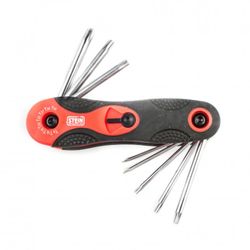 LLAVE TORX STEIN NAVAJA CR-V.C/AG. 8PC.