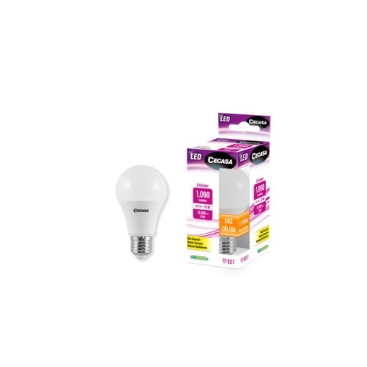 LMP CEGASA LET STD 10.5W E27 1090LM 2700K CAJA
