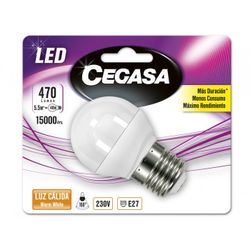 *LMPCEGASA LED ESFERICA 5.4W-40W
