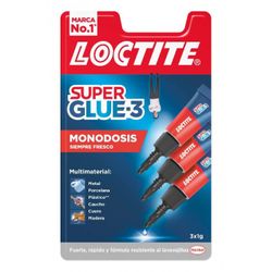LOCTITE SUPERGLUE-3 MONODOSIS Bl 3x1GR