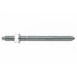 (M10X130) ESPARRAGO PARA ANCLAJE QUIMICO CON TUERCA Y ARANDELA INOXIDABLE A4(100U)