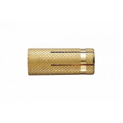 (M10X33 D.12) TACO DE LATON PARA FIJACIONES LIGERAS EN MATERIALES MACIZOS (100U)