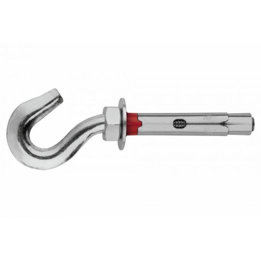 (M10X70 D.12) ANCLAJE ANTIGIRO PARA CARGAS MEDIAS GANCHO FORJADO INOXIDABLE A2(100U)