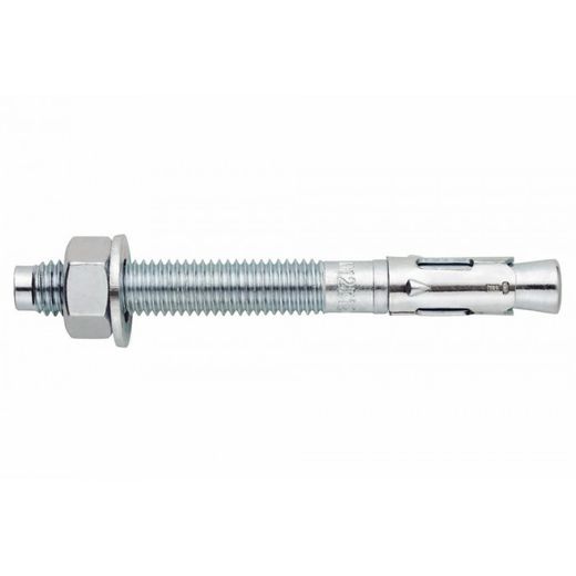 (M16X280 D.16) ANCLAJE MACHO PARA CARGAS ALTAS EJE CINCADO. CLIP CINCADO (100U)