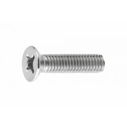 (M4X20) TORNILLO ROSCA METRICA CON CABEZA AVELLANADA PH, 4.8. CINCADO(100U)