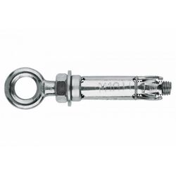(M8X50 D.14) ANCLAJE DE ACERO CON ALETAS PARA CARGAS ALTAS ARGOLLA(100U)