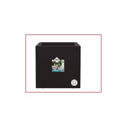 MACETA CUBO 40 CM. NEGRO