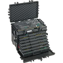 MALETIN CON BANDEJA TCS Y HERRAMIENTA 13221 WT/TS (NEGRO)