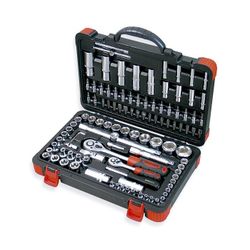 MALETIN MIXTO VASOS HEX 1/4&1/2 108PZAS