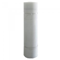 MALLA PLASTICO ALFA BLANCA 18 MM. 1X25 M.