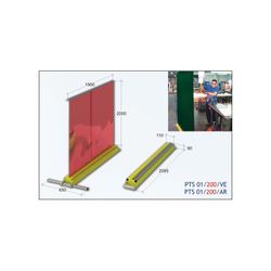 MAMPARA PROTECCION SOLDADURA PTS 01/200/AR - ROJA