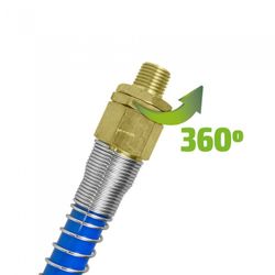 MANGUERA DE AIRE EN ESPIRAL 10MM - 15M - CONECTOR 1/4"