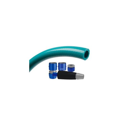 MANGUERA REFORZ. 5/8 (ROLLO 15 M.) EQUIPADO VERDE TOPFLEX