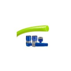 MANGUERA REFORZ. 5/8 (ROLLO 25 M.) EQUIPADO VERDE