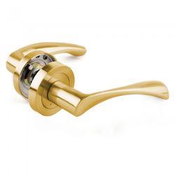 MANILLA ALUMINIO ROSETA 50MM. ORO BRILLO
