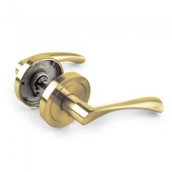 MANILLA ALUMINIO ROSETA 65MM. ORO BRILLO